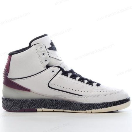 Billige Sko Nike Air Jordan 2 Mid SP x Off-White ‘Hvid Lilla Sort’ DJ4375-160