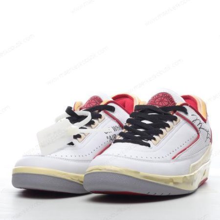 Billige Sko Nike Air Jordan 2 Retro Low SP x Off-White ‘Hvid Rød Grå’ DJ4375-106