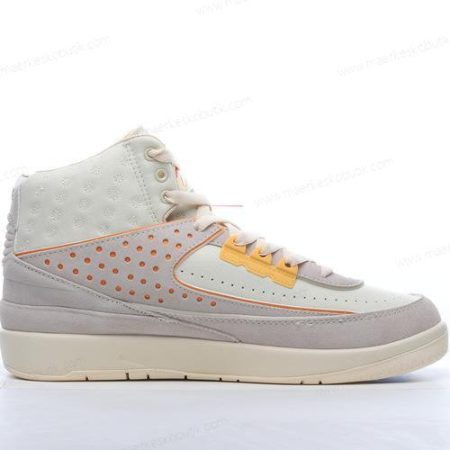 Billige Sko Nike Air Jordan 2 Retro Mid SP ‘Orange Gul Blå’ DN3802-200