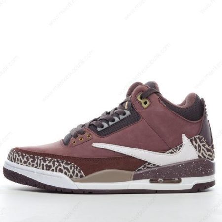 Billige Sko Nike Air Jordan 3 Retro ‘Brun Hvid’ 626988-018