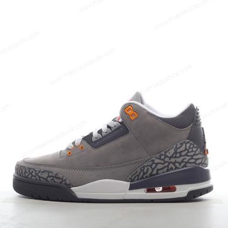 Billige Sko Nike Air Jordan 3 Retro ‘Grå’ 398614-012