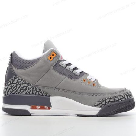 Billige Sko Nike Air Jordan 3 Retro ‘Grå Orange’ CT8532-012