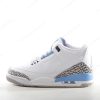 Billige Sko Nike Air Jordan 3 Retro ‘Hvid Blå Grå’ CT8532-104