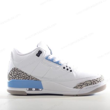 Billige Sko Nike Air Jordan 3 Retro ‘Hvid Blå Grå’ CT8532-104