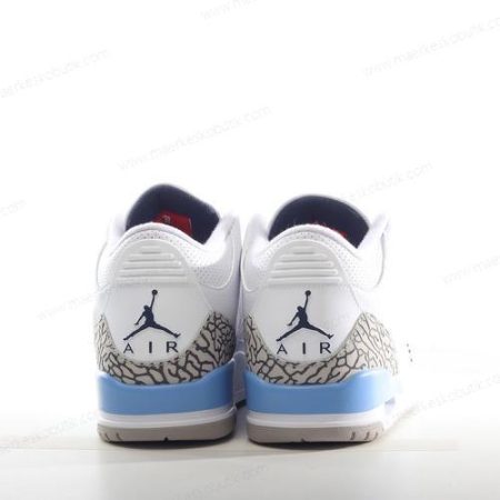 Billige Sko Nike Air Jordan 3 Retro ‘Hvid Blå Grå’ CT8532-104