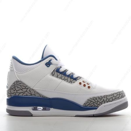 Billige Sko Nike Air Jordan 3 Retro ‘Hvid Blå Grå’ DM0967-148