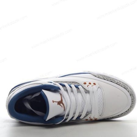 Billige Sko Nike Air Jordan 3 Retro ‘Hvid Blå Grå’ DM0967-148