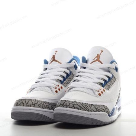 Billige Sko Nike Air Jordan 3 Retro ‘Hvid Blå Grå’ DM0967-148