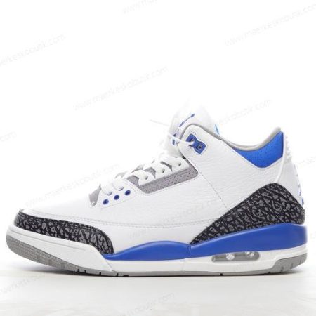 Billige Sko Nike Air Jordan 3 Retro ‘Hvid Grå Blå’ CT8532-145