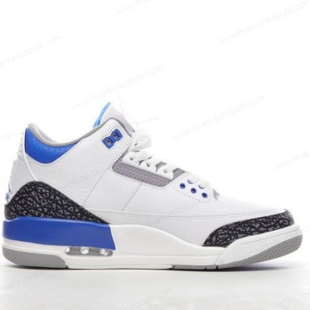 Billige Sko Nike Air Jordan 3 Retro ‘Hvid Grå Blå’ CT8532-145