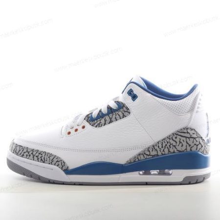 Billige Sko Nike Air Jordan 3 Retro ‘Hvid Grå Blå’ CT8532-148