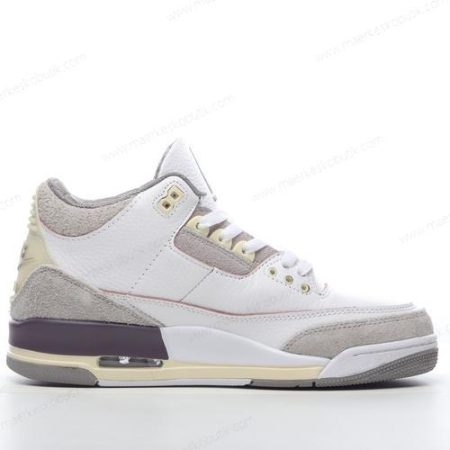 Billige Sko Nike Air Jordan 3 Retro ‘Hvid Grå Brun’ DH3434-110