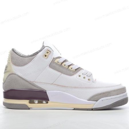 Billige Sko Nike Air Jordan 3 Retro ‘Hvid Grå Brun’