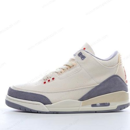 Billige Sko Nike Air Jordan 3 Retro ‘Hvid Grå Rød’ DH7139-100