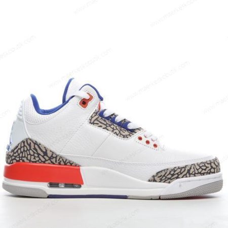 Billige Sko Nike Air Jordan 3 Retro ‘Hvid Orange Grå’ 136064-148