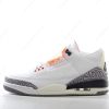 Billige Sko Nike Air Jordan 3 Retro ‘Hvid Orange Grå’ CK9246-121