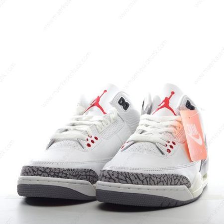 Billige Sko Nike Air Jordan 3 Retro ‘Hvid Orange Grå’ CK9246-121