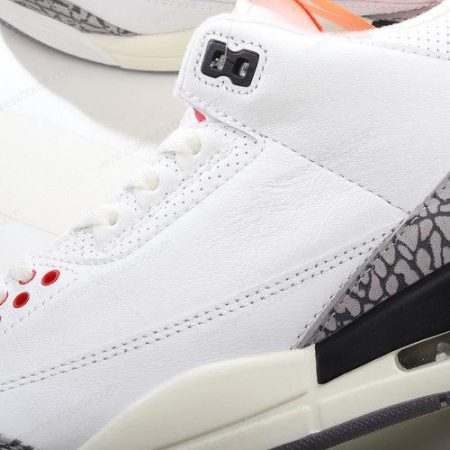 Billige Sko Nike Air Jordan 3 Retro ‘Hvid Orange Grå’ CK9246-121