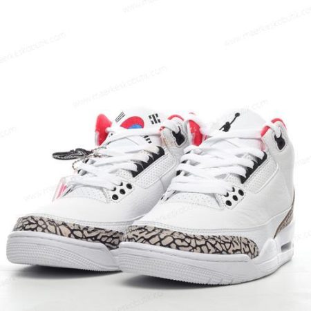 Billige Sko Nike Air Jordan 3 Retro ‘Hvid Rød’ AV8370-100