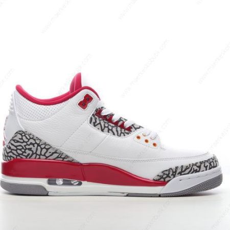 Billige Sko Nike Air Jordan 3 Retro ‘Hvid Rød’ CT8532-126