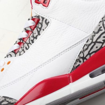 Billige Sko Nike Air Jordan 3 Retro ‘Hvid Rød’ CT8532-126