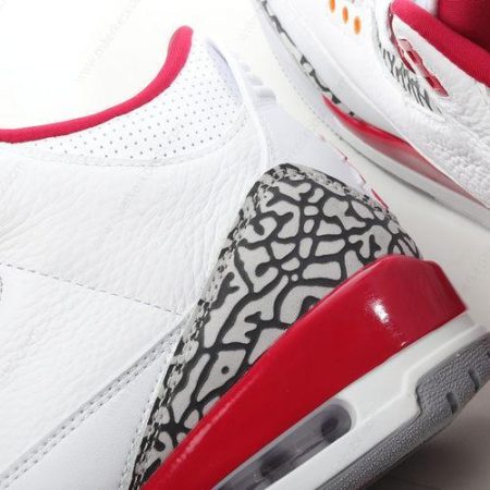 Billige Sko Nike Air Jordan 3 Retro ‘Hvid Rød’ CT8532-126