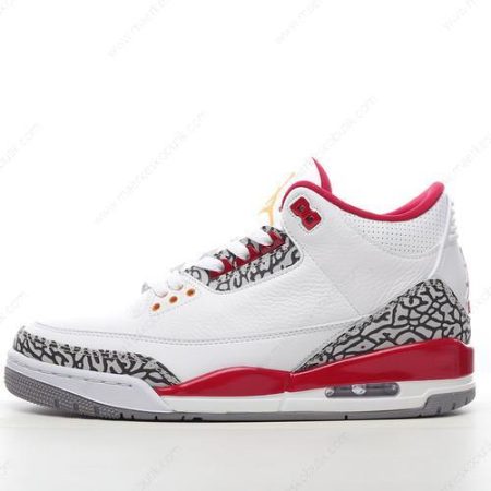 Billige Sko Nike Air Jordan 3 Retro ‘Hvid Rød’ CT8532-126