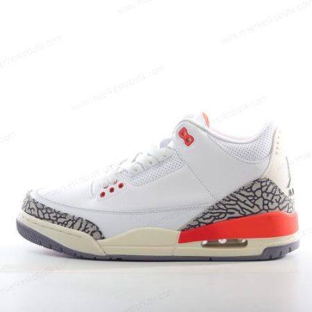 Billige Sko Nike Air Jordan 3 Retro ‘Hvid Rød Grå Sort’ DN3707-160