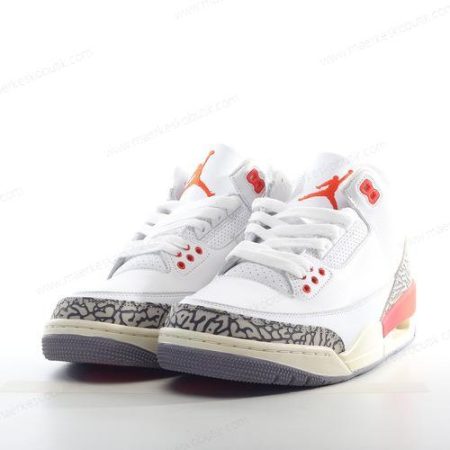 Billige Sko Nike Air Jordan 3 Retro ‘Hvid Rød Grå Sort’ DN3707-160