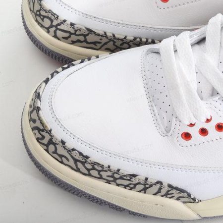 Billige Sko Nike Air Jordan 3 Retro ‘Hvid Rød Grå Sort’ DN3707-160