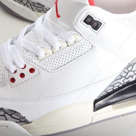 Billige Sko Nike Air Jordan 3 Retro ‘Hvid Rød Sort Grå’ DN3707-100