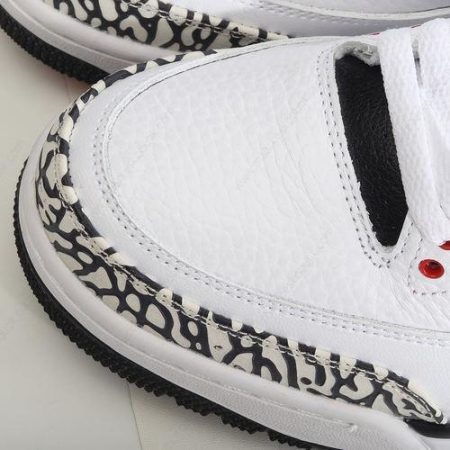 Billige Sko Nike Air Jordan 3 Retro ‘Hvid Sort Grå’ 398614-123