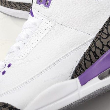 Billige Sko Nike Air Jordan 3 Retro ‘Hvid Sort Grå’ DM0967-105