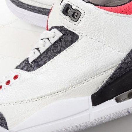 Billige Sko Nike Air Jordan 3 Retro ‘Hvid Sort Rød’ CZ6431-100