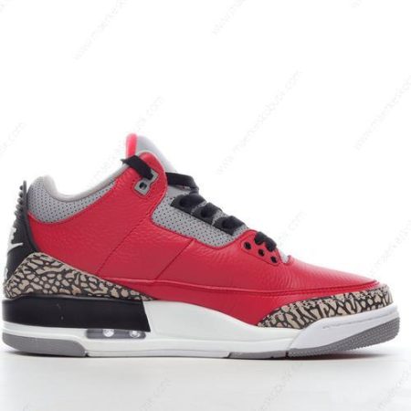 Billige Sko Nike Air Jordan 3 Retro ‘Rød Grå’ CU2277-600