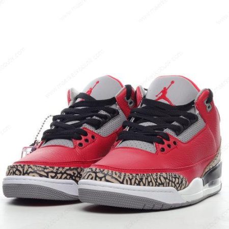 Billige Sko Nike Air Jordan 3 Retro ‘Rød Grå’ CU2277-600