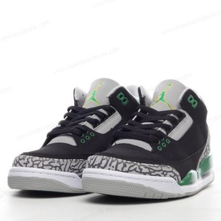 Billige Sko Nike Air Jordan 3 Retro ‘Sort Grøn’ 398614-030