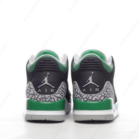 Billige Sko Nike Air Jordan 3 Retro ‘Sort Grøn’ 398614-030