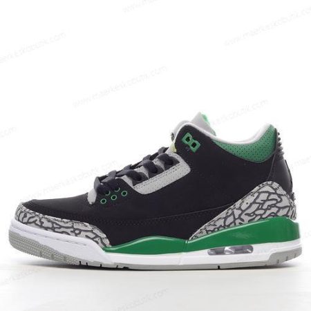 Billige Sko Nike Air Jordan 3 Retro ‘Sort Grøn’ 398614-030