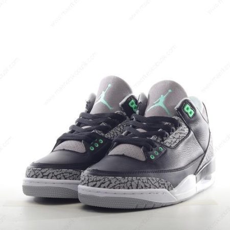 Billige Sko Nike Air Jordan 3 Retro ‘Sort Grøn Hvid’ CT8532-031