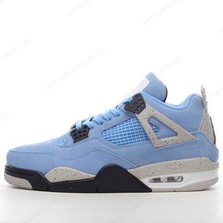 Billige Sko Nike Air Jordan 4 Retro ‘Blå Grå Hvid Sort’ CT8527-400