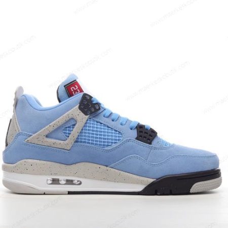 Billige Sko Nike Air Jordan 4 Retro ‘Blå Grå Hvid Sort’ CT8527-400