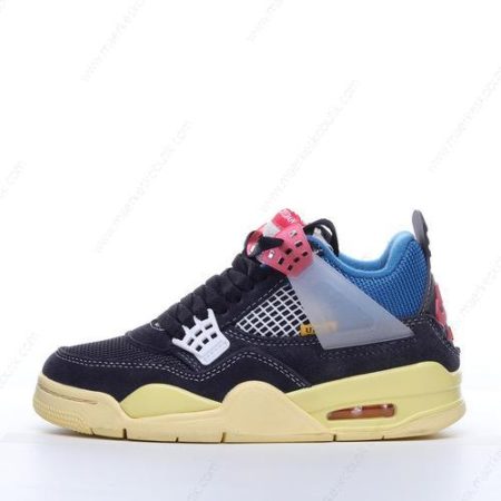 Billige Sko Nike Air Jordan 4 Retro ‘Blå Grå Rød Sort’ DC9533-001