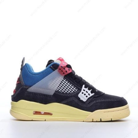 Billige Sko Nike Air Jordan 4 Retro ‘Blå Grå Rød Sort’ DC9533-001