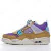 Billige Sko Nike Air Jordan 4 Retro ‘Brun Lilla Blå’ DJ5718-300