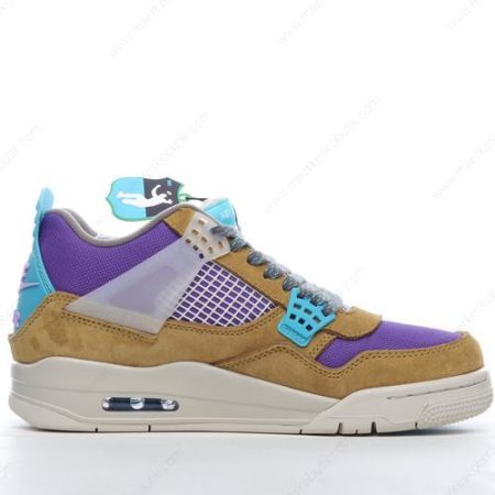 Billige Sko Nike Air Jordan 4 Retro ‘Brun Lilla Blå’ DJ5718-300