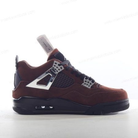 Billige Sko Nike Air Jordan 4 Retro ‘Brun Sølv’