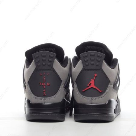 Billige Sko Nike Air Jordan 4 Retro ‘Grå Sort’ 308497-409