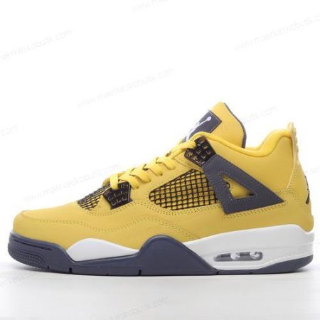 Billige Sko Nike Air Jordan 4 Retro ‘Gul Grå’ CT8527-700