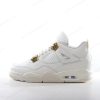 Billige Sko Nike Air Jordan 4 Retro ‘Guld Hvid’ AQ9129-170